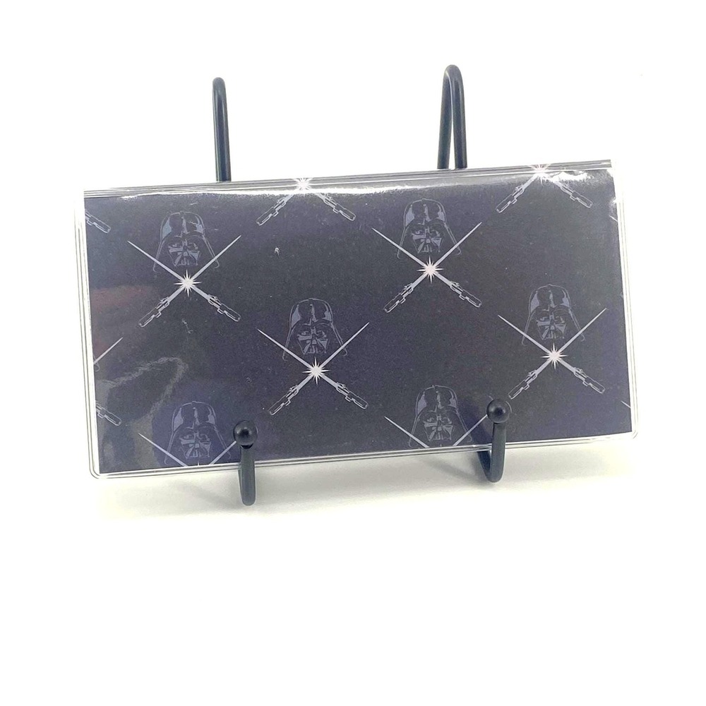New Checkbook Cover Wallet Vinyl Check Register Protector Star Wars Darth Vader